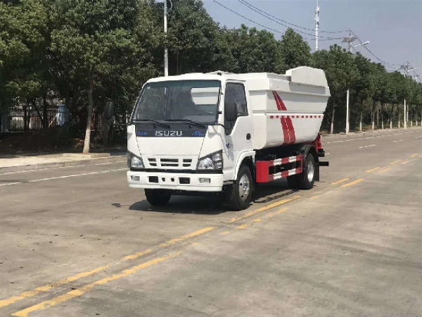 五十鈴100p國(guó)六無(wú)泄漏后掛桶垃圾車